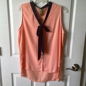 Beautiful tank top brand new with tags in pretty salmon color